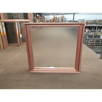 Timber Awning Window 1057mm H x 1210mm W (Obscure) 